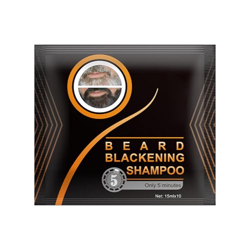 Champú de barba - 15 ml de lavado de barba refrescante | Nutriente cuidado de Bearrd con fórmula | Lavado de barro orgánico ideal para limpieza diaria, suavizado de barba, reducción de picazón,