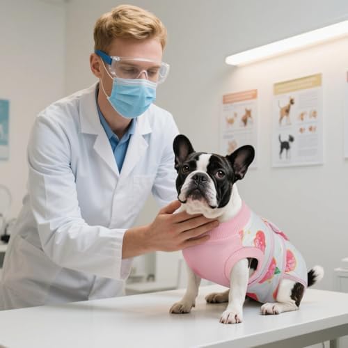 Kuoser Dog Recovery Suit Female, Dog Onesie for Surgery, Female Spay and Male Neuter Onesie for Post-Op Care, Prevent Licking Puppy Onesies — view 2