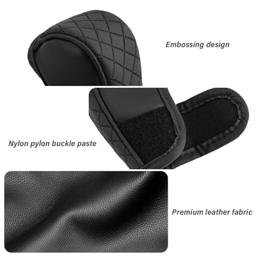 image for Stacool Leather Gear Shift Cover Diamond Embroidery Design,Durable Shi