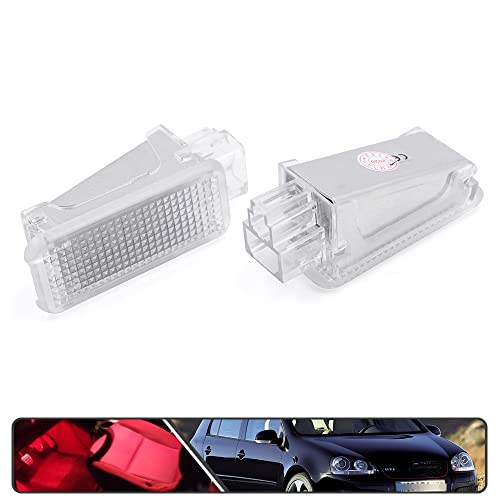 Lámpara LED roja interior para puertas de auto miniatura 5