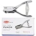 Slot Punch Badge Hole Punch Plier Tool for PVC ID Card Hand Held (Punch)