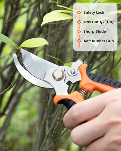 Garden Tool Set, 7 Piece Stainless Steel Gardening Tools Set - Image 5