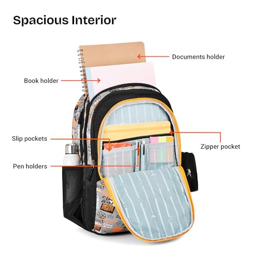 Image of Nasher Miles Polyester Backpack | Ideal for Preschool, Kindergarten, College, School, Office& Travel | Toddler, Girls, Boys, Men, Women