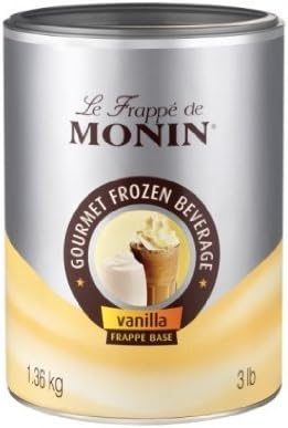 Vanilla Frappe Mix 1.35kg Tub - Flavoured Coffee Powder for Coffee Shops by Monin