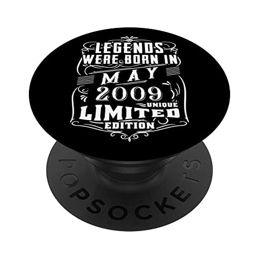 Cumpleaños Mayo 2009 Edición Limitada Regalo Legend May PopSockets PopGrip Intercambiable