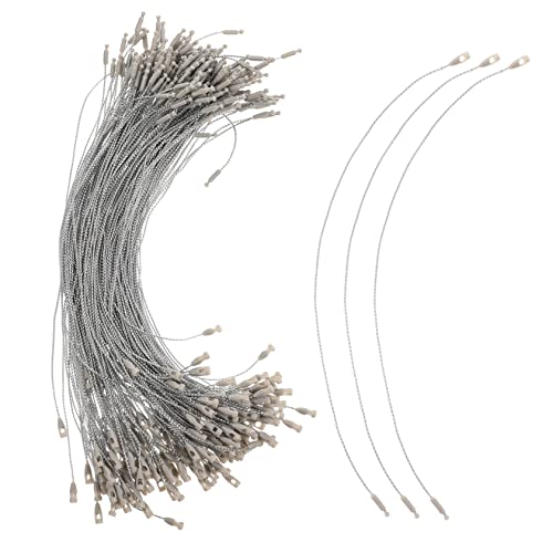 Housoutil 200pcs Tag Fasteners Label Twine Clothing Hanging String Push-pin Style No Tool Needed for Craft Show Jewelry Tags