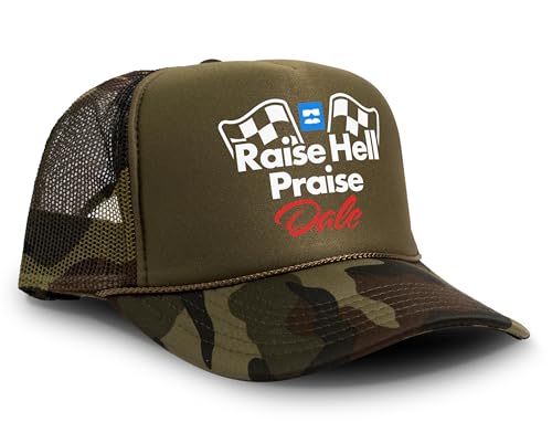 Image of Black Rabbit Raise Hell Praise Dale Hat Retro 90s Snapback Cap