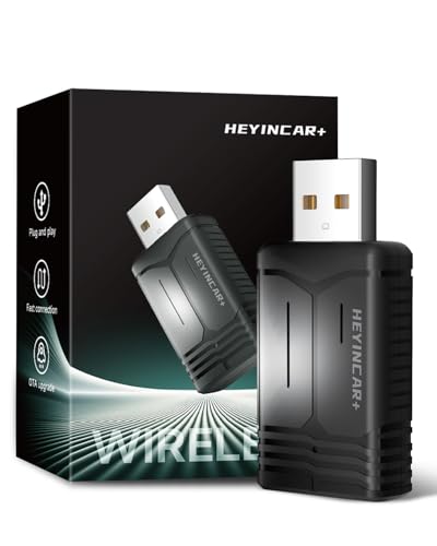 【コンパクトな設計 ワイヤレスアダプター最新登場】HEYINCAR+...