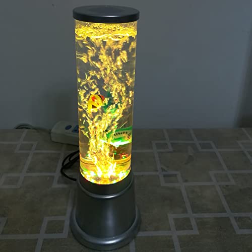 HYQFSAD Quallen-Licht, Blasenfisch-Aquarium-Lampe, Blasen-Wassersäulenlicht mit 7 Farbwechsel-Lichteffekten, Nachtlicht for Zuhause, Büro, Wohnzimmer, Dekoration(38cm) HYQFSAD Quallen-Licht, Blasenfisch-Aquarium-Lampe, Blasen-Wassersäulenlicht mit 7 Farbwechsel-Lichteffekten, Nachtlicht for Zuhause, Büro, Wohnzimmer, Dekoration(38cm)