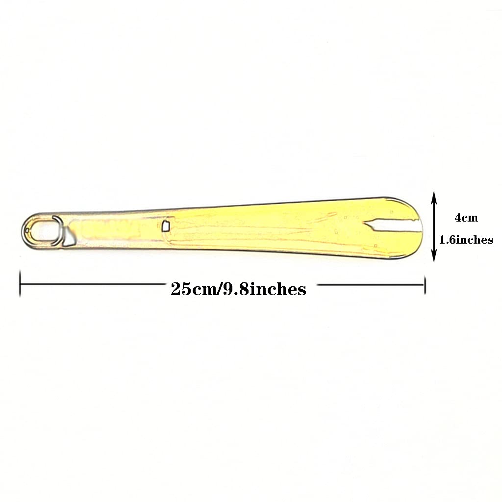 Calzador para mujer, para hotel, hogar, calzador, portador de zapatos de material duradero, diseño de agujero fácil de colgar cucharas para zapatos