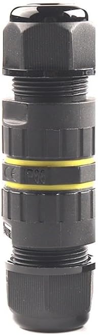 IP68 M25 Electrical Waterproof Connector 2/3/4/5 Pin Wiring Terminal Screw Fixed for 5-14mm Quick Cable Wire Connector(5P 9.0-12.0mm)
