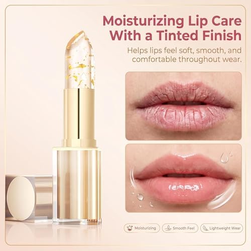 MVC Color Changing Lipstick, pH Lipstick Color Changing Long Lasting, Transferproof Tinted Lip Balm, Gift For Women, Mother's Day & Birthday Gift (Pink-1 Count) - 1
