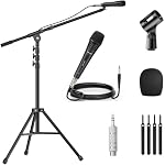 TONOR – TONOR Dynamischer Mikrofon mit 500 cm XLR Kabel mit Mikrofon