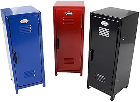 Brightly Colored Mini Metal Locker for Kids, with a Lock and Key, 1 per Order, Assorted Colors, Ages 3+