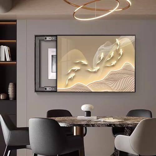 Boîte de compteur électrique décorative pour sublimer le design de votre salon moderne