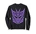 Transformers Decepticons Purple Detailed Logo Sweatshirt