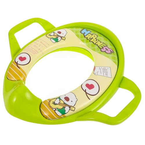 SECFOU 用便座 パイプ用の穴キャ を叩く 串カツ 食欲をそそる串 コーヒー粉を濾す ティーインフューザー 男の子 トイレトレーニングシート 便座交換 便座クッション 塩ビ Green