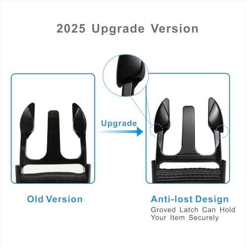 Wisdompro Add a Bag Luggage Strap Jacket Gripper, Luggage Straps Baggage Suitcase Belts Travel Accessories with D-Ring - Make Your Hands Free, Easy to Carry Your Extra Bags - Black2