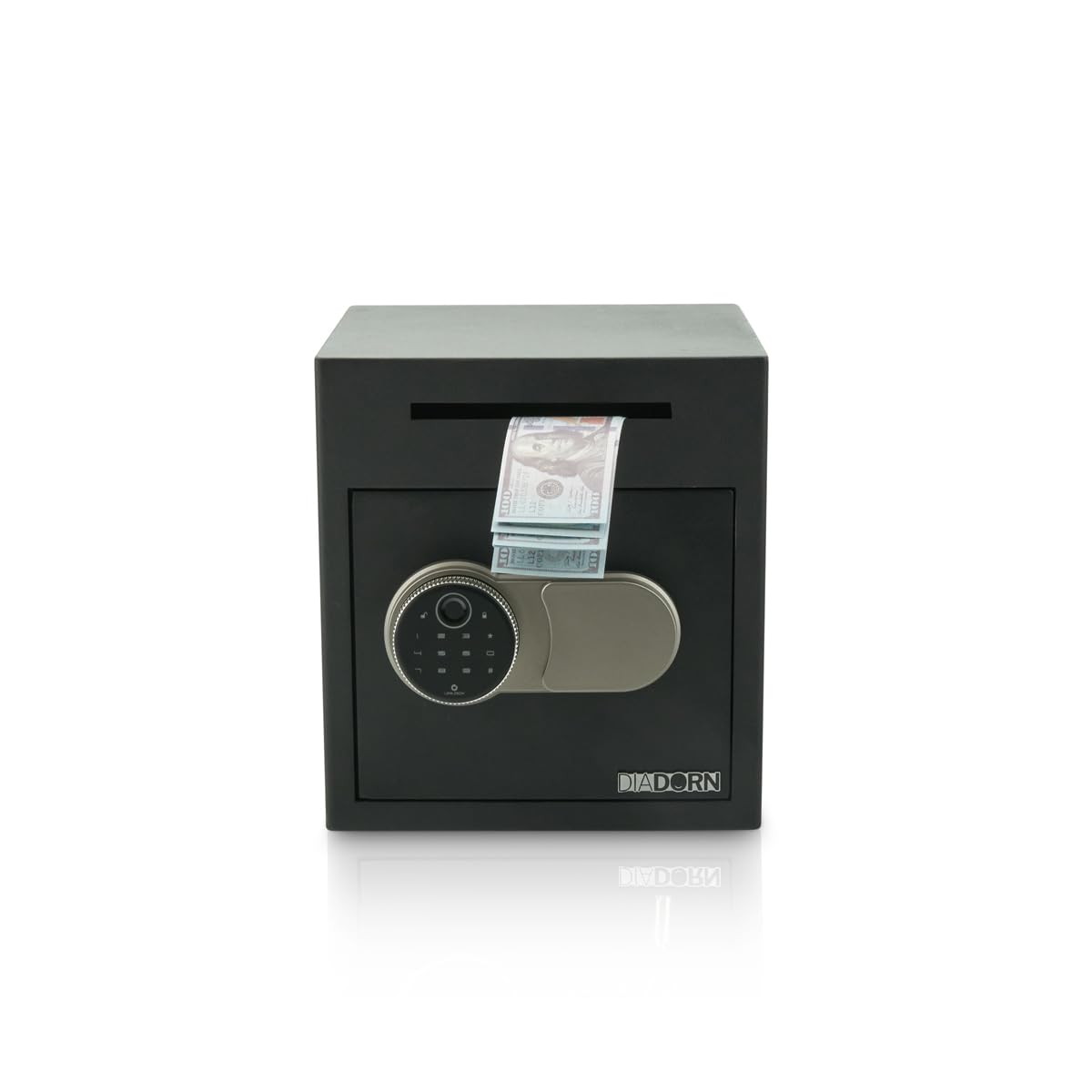 EINWURFTRESOR MIT FINGERPRINT PIN-CODE SCHLOSS | FINGERABDRUCK SCANNER | GASTRONOMIE