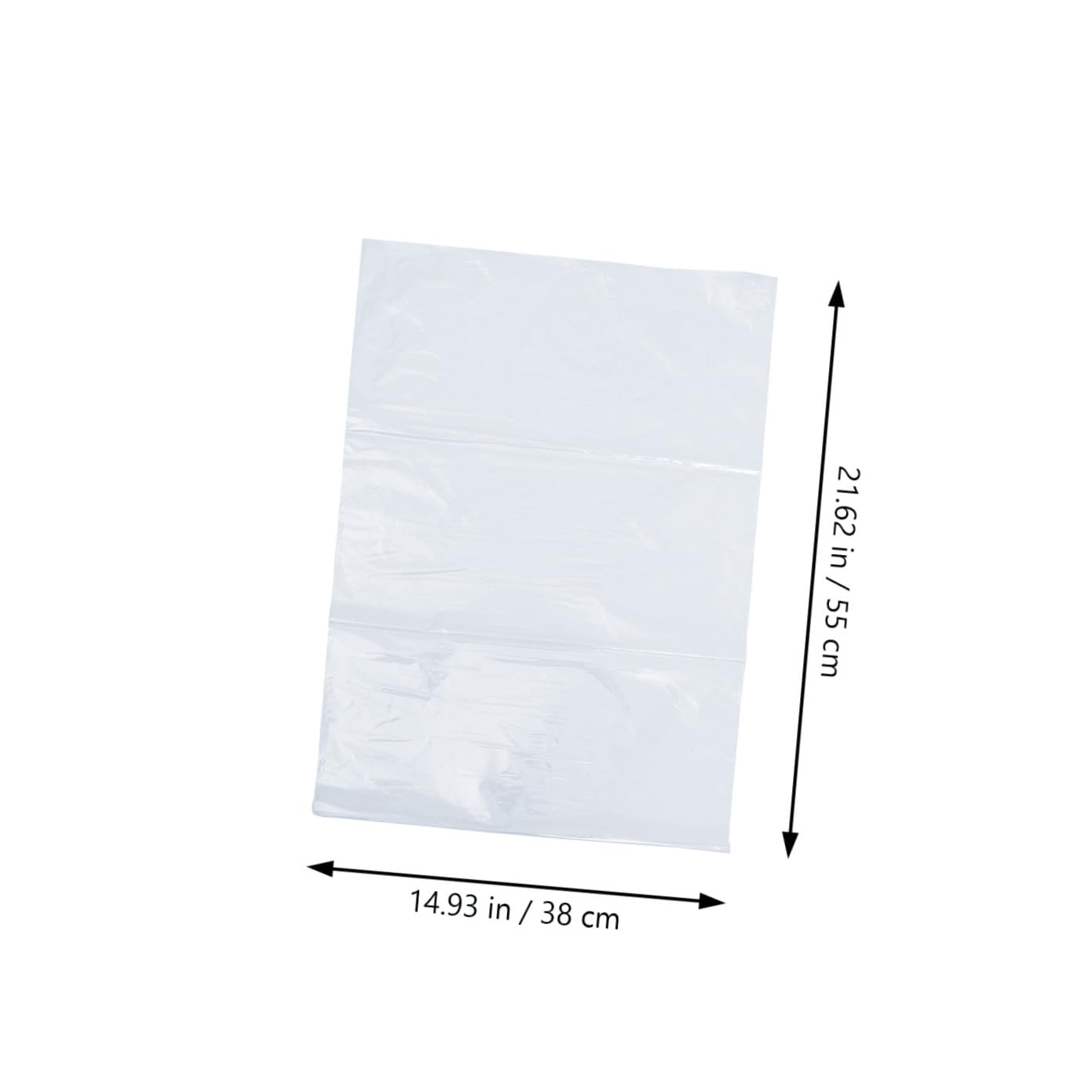 100pcs Heat Shrink Bags for DIY Projects Transparent PVC Shrink Wrap for Gift Baskets Easy to Use Practical Packing