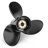 Qiluprop 10 1/2 x 13 (13 Spline Tooth) Upgrade Aluminum Outboard Boat Propeller Fit Mercury Engines...