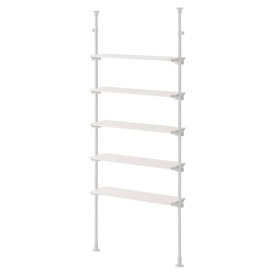 Amazon｜ぼん家具 つっぱりラック 幅90×奥行24×高さ195～276cm