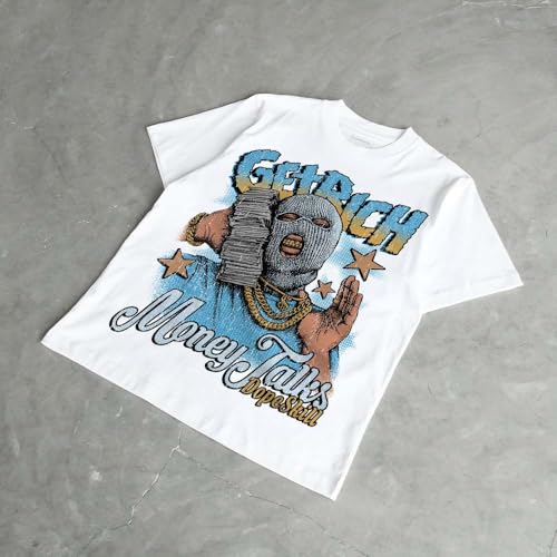 Image of DopeSkill Graphic Tee Streetwear Hip Hop Hypebeast Street Style Unisex T-Shirt Sneaker Colour Matching Shirts Cool Flexing