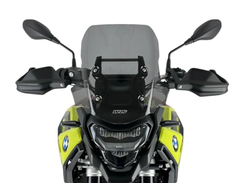 Bulle WRS F 900 GS 2024 fumé foncé avec haute protection aérodynamique