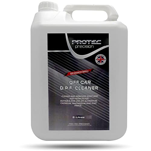 PROTEC OFF-CAR DPF Cleaner - 5 Litres Ultimate Solution for Heavily Blocked Diesel Particulate Filters. Maintain Engine Performance and Efficiency