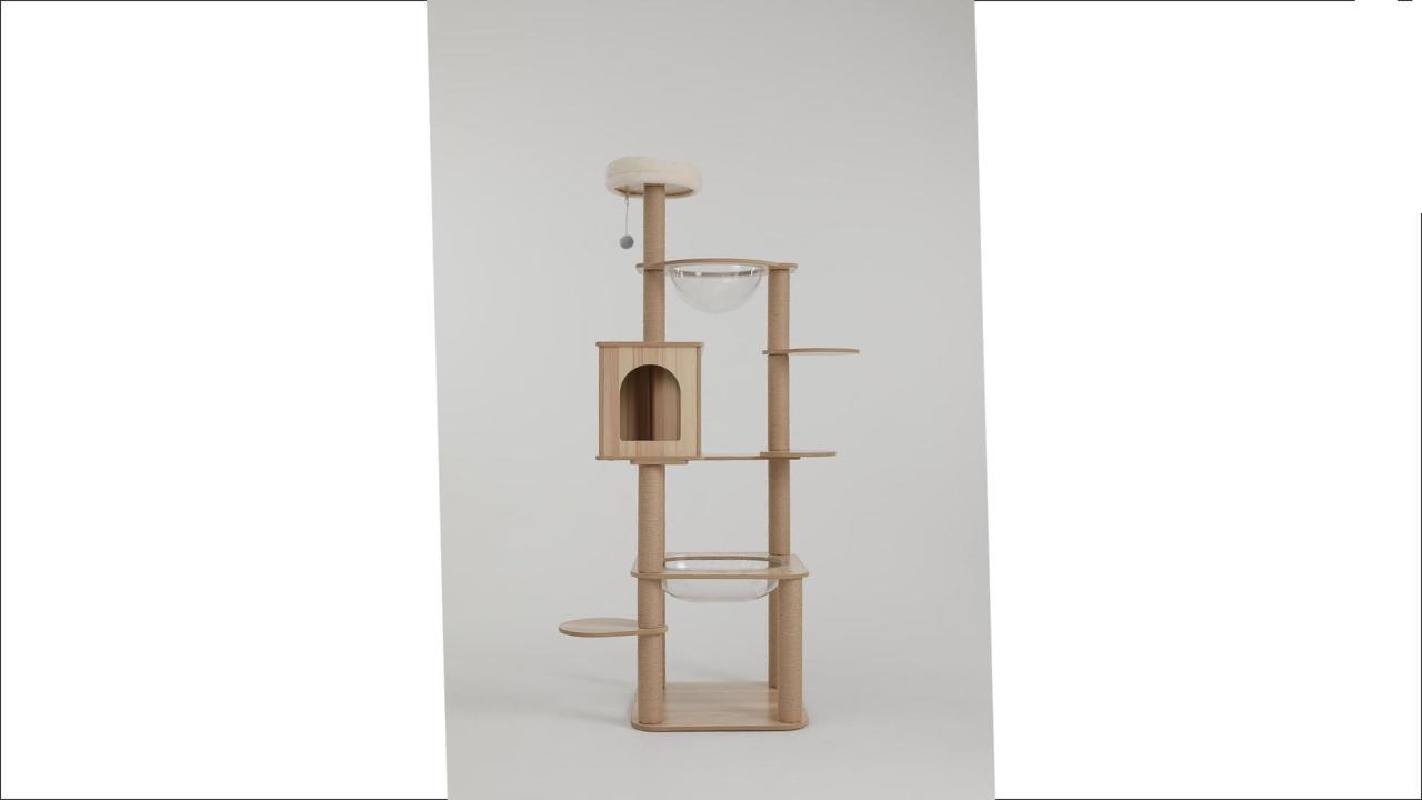 Amazon | 「2026年の新スタイル」Nonta キャットタワー 木製 大型猫用