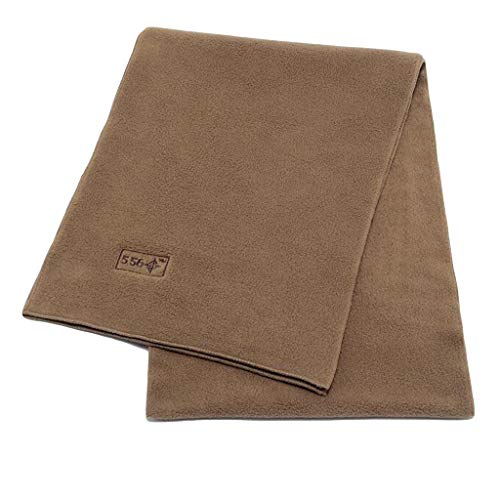 Joysale Mens Soft Scarf For Autumn And Winter?Simple And Elegant Long Thick Plush Scarf Mountaineering Outdoors Scarf Gift(Khaki)