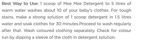 Image of Mee Mee Mild Baby Liquid Laundry Detergent, 1.5L & Mild Baby Liquid Laundry Detergent Bottle, 500ml