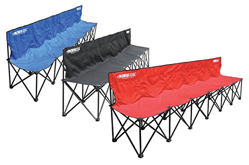 Kwik Goal 6-Seat Kwik Bench - Blue , 16" H X 108" W #TOP1