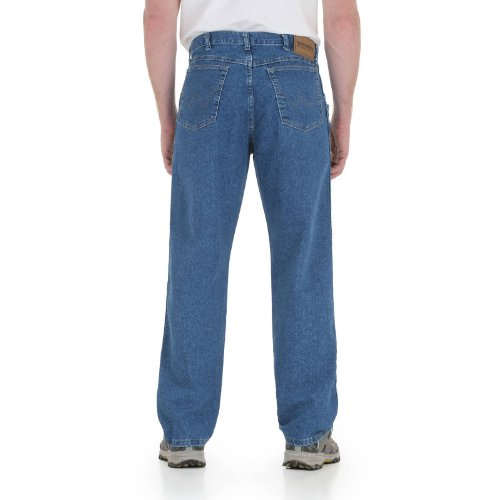 Wrangler Relaxed Fit Stretch Jeans, Stonewash 62-342