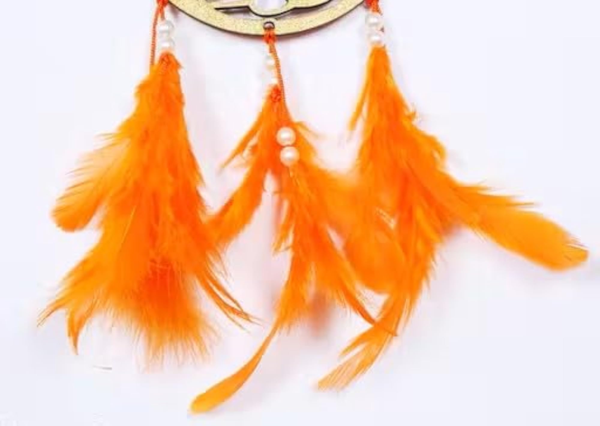 Dream Catcher with Gold Circle Design