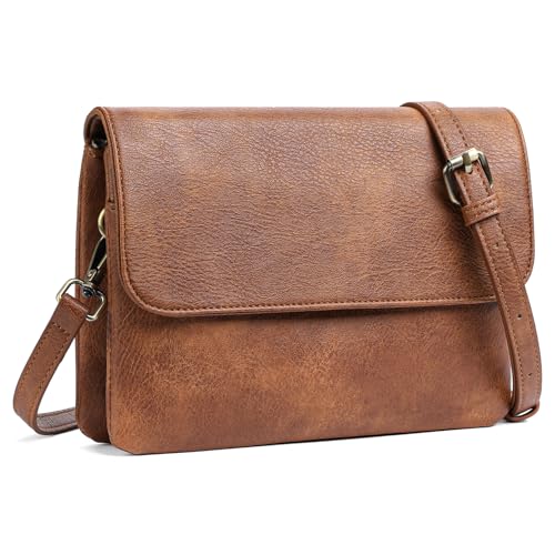 GAEKEAO Crossbody Bags for Women Cell Phone Purse RFID Blocking Vegan Leather Handbags with Adjustable Strap and Card Slots