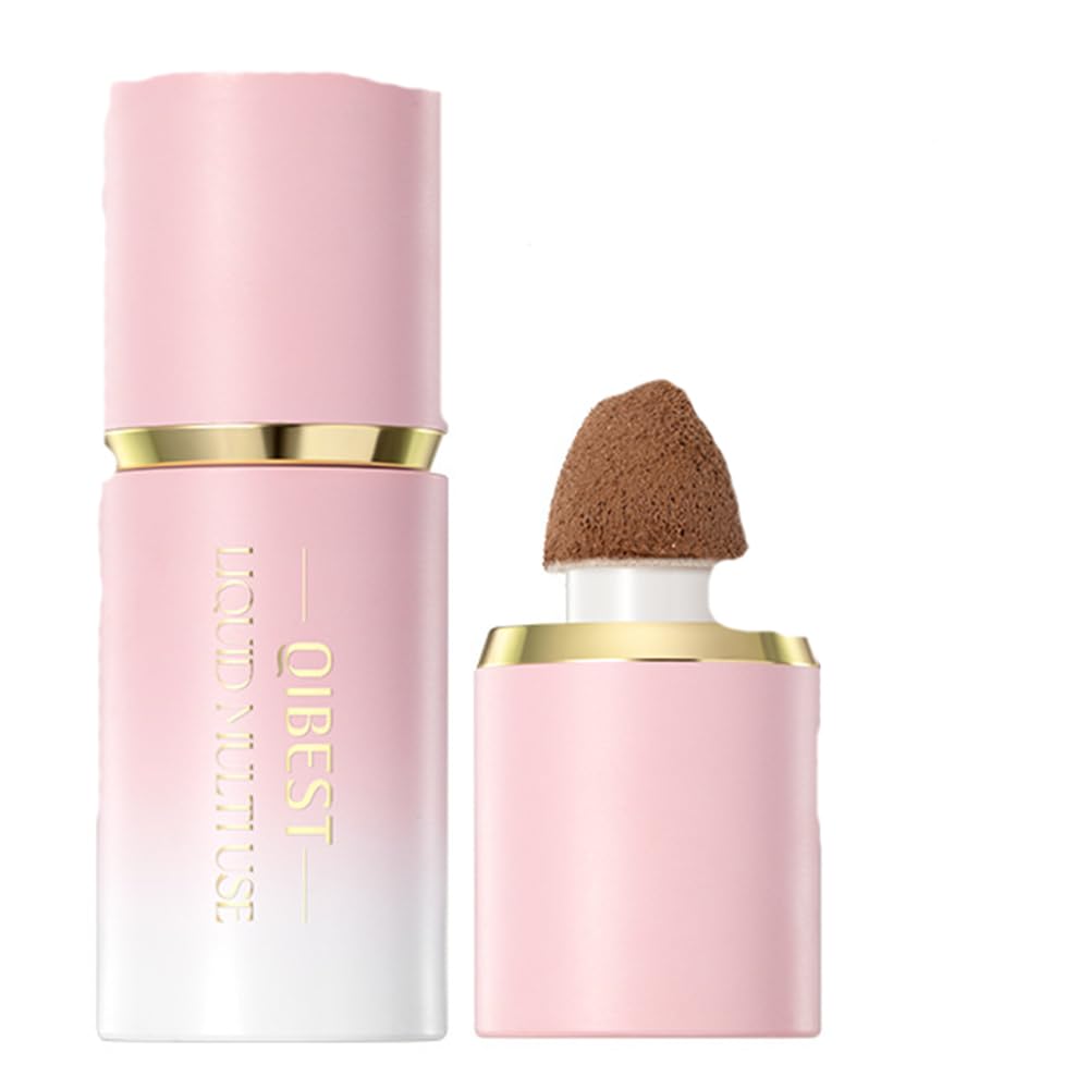 Blush high-gloss repair | Matte natural, pearlescent | Facial contour brightening and shaping | Portable rotary makeup pen (#5)