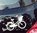 Produktbild wandaufkleber gras Fahrrad-Blumen-Korb für Autoaufkleber
