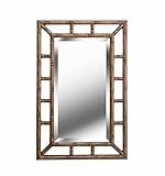 Kenroy Home 60226 Aviary Wall Mirror With Bronze Finish, Casual Style, 26' Height, 40' Width, 1.5' Depth