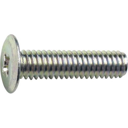 TRUSCO TFSC0416 Ultra Low Head Machine Screws, Trivalent Chromate, M4X16, 18 Pieces