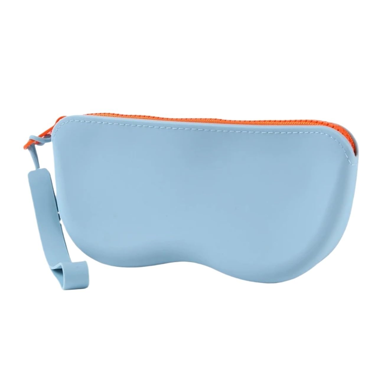 Estuche for gafas de silicona suave con cremallera, bolsa almacenamiento impermeable, monedero cosmético, caja for for mujeres y niñas, 2 uds Para Mujer y Hombre