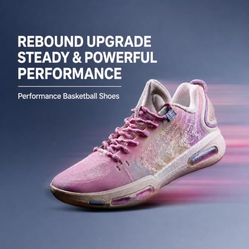 Image of LI-NING Wade Shadow 7 Men's Basketball On-Court Shoes Lightweight Rebound Anti-Slip Professional Sneakers for Training Sports Daily Wear