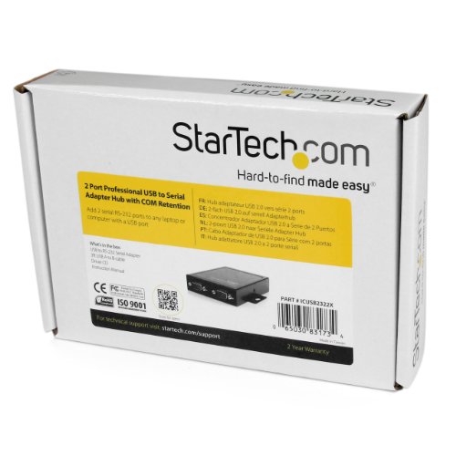 Startech.Com Hub Adatattore USB a Seriale 2 Porte