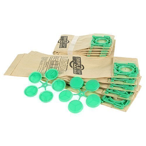 Qualtex Pack of 10 Paper Dust Bags Compatible with Sebo X1, X1.1, X2, X3, X4, X5 Vacuum Cleaners