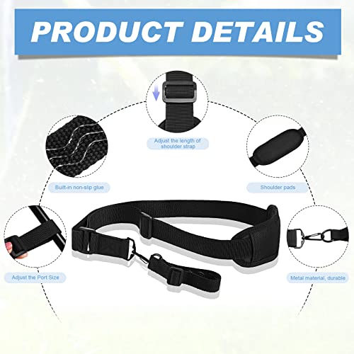 2 Pieces Shoulder Strap Trimmer Strap Adjustable Universal Leaf Blower Shoulder Harness Easy Release Strap String Trimmer Replacement Parts For Weeder, Leaf Blower, Multi Head System And All Types #TOP2