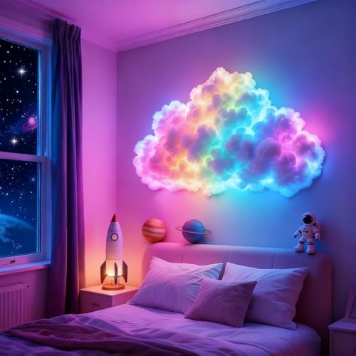 Lámpara Led Nube Trueno DIYS Lámpara