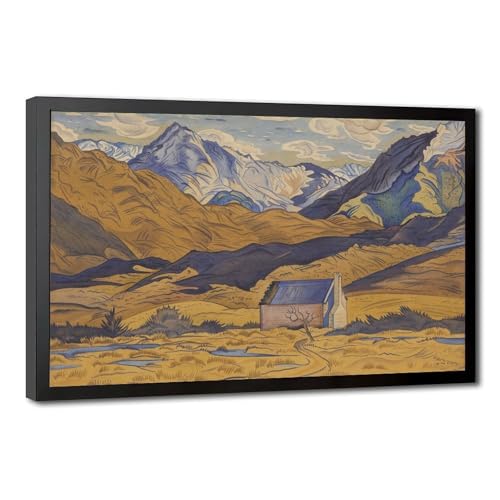 Impression giclée d'art Rita Angus tableau paysage montagne