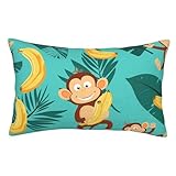 Taie d'oreiller imprimée double face, 100 % polyester, douce et confortable