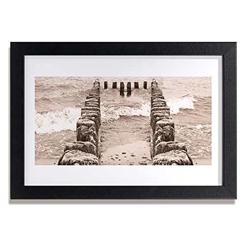 Image photo Ocean Beach affiche encadrée salon chambre cadre MDF Tulup
