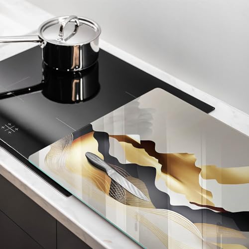 Accessoires de cuisine design montagne dorée pour protéger et décorer votre intérieur